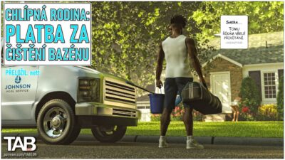 Chlípná rodina – Platba za vyčištění bazénu + Bonus